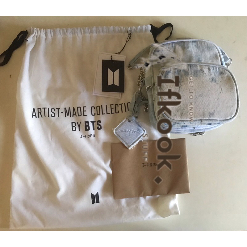 [READY] Merch Artist Made Collection by BTS Jhope Hobi Side By Side Mini Bag Official Merch