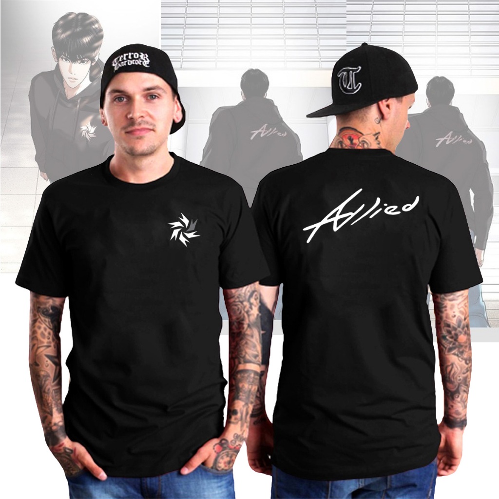 Kaos Lookism Allied New Baju PHS Park Hyung Seok Manhwa Outfit