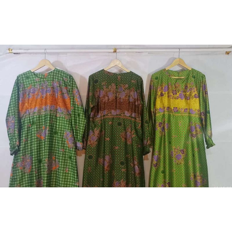 Gamis Muslimat Hijau Tua