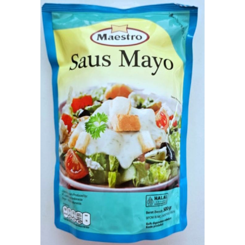 

Mayonais Maestro Saus Mayo 500gr Mayones Saus Mayo