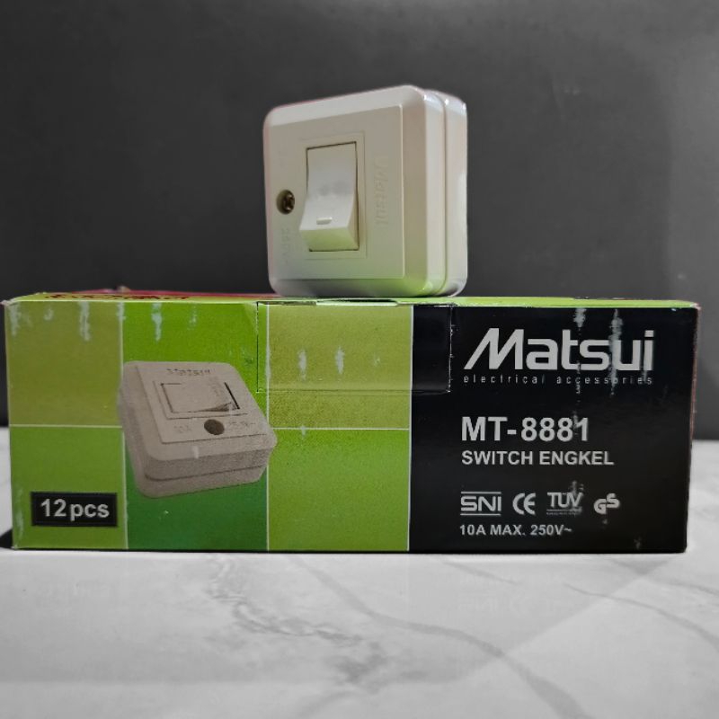 Saklar Engkel OB Piano matsui MT-8881, saklar pompa air dll