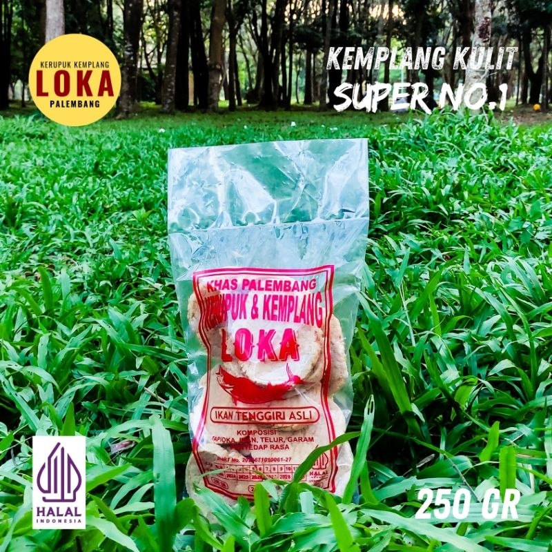 

KEMPLANG KULIT SUPER IKAN TENGGIRI KERUPUK KULIT SUPER KHAS PALEMBANG 250GR