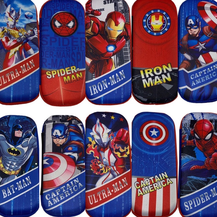 

kotak pensil superhero import tempat pensil anak cowok hardcase KODE B8J4