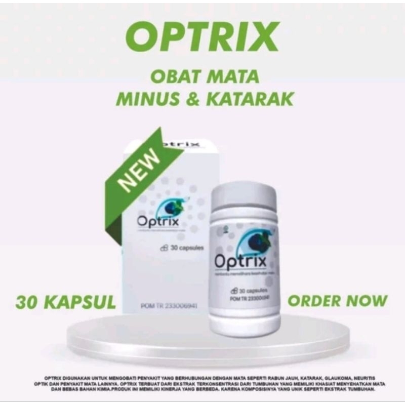 Optrix Obat Herbal Mata Minus Asli Ampuh - Atasi Mata Minus Plus Silinder - Optrix Asli Original