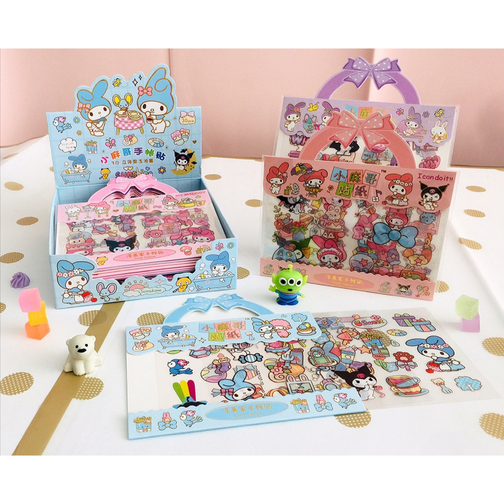 

Stiker Sanrio Melodi Kuromi