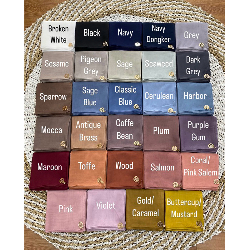 Paris Jahit Tepi Naraya Scarf