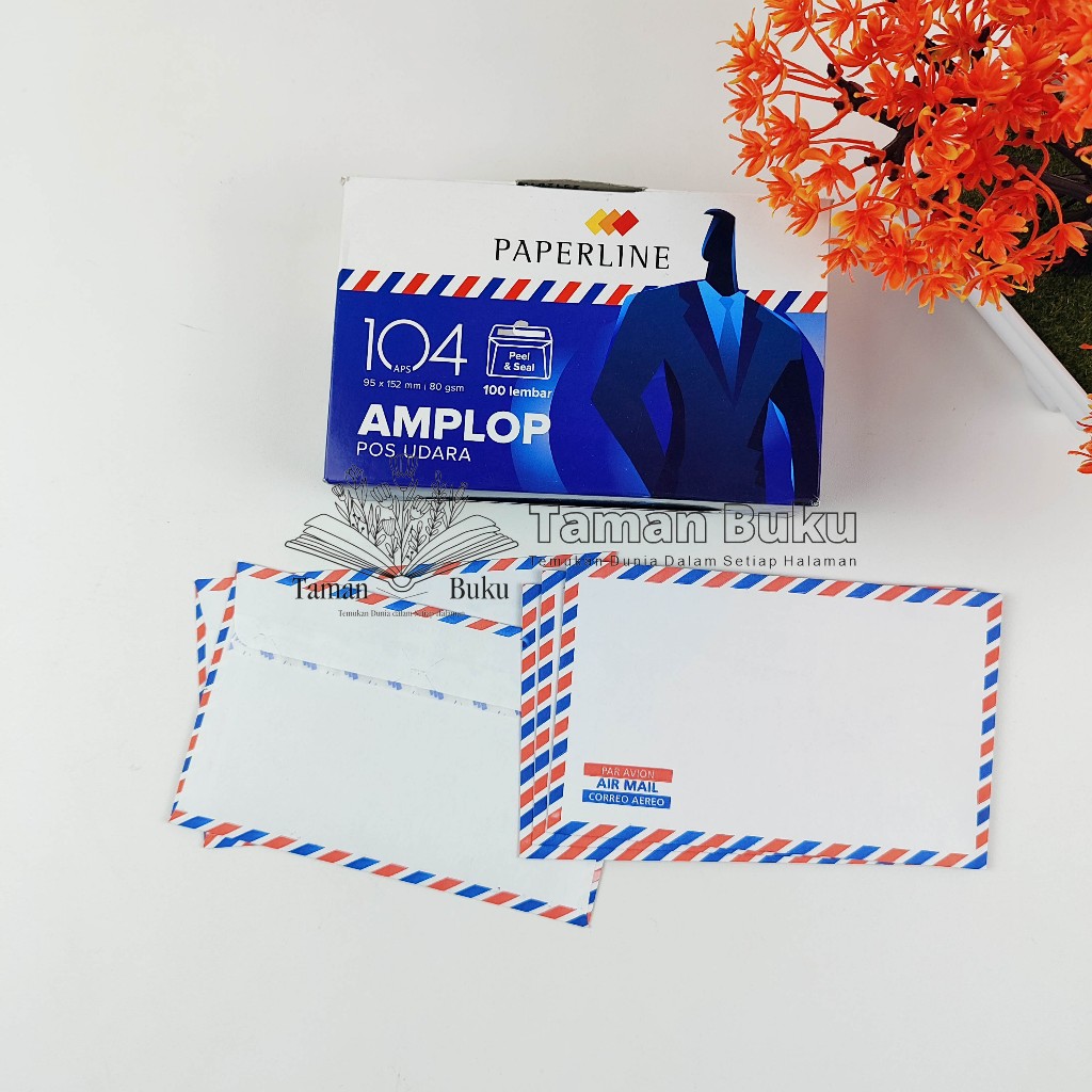 

Amplop Paperline Garis 104 PPS 100Lembar 95x152mm 80gsm