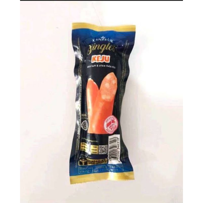 

Sosis Kanzler Singles Rasa Keju (1 box isi 12)
