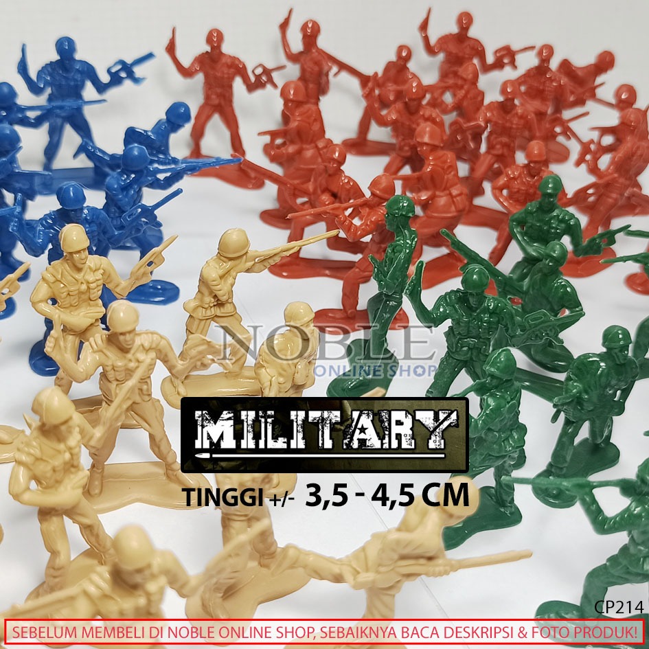Military Series Model Game Miniatur Tentara Figure Set Soldier Combat War Army Mainan Motorik Imajin