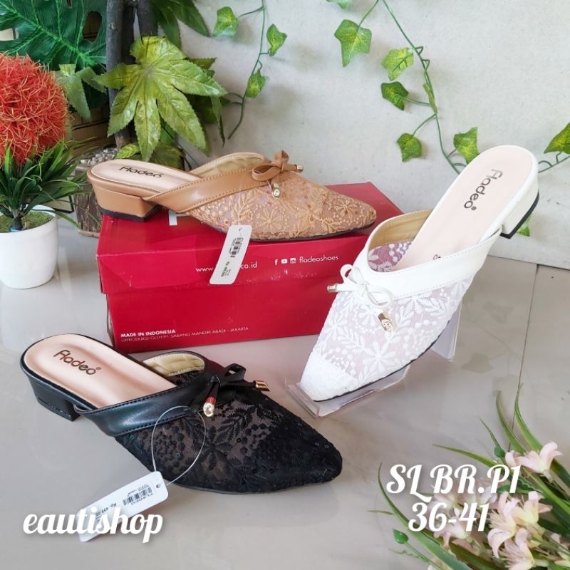[SL BR.01] Fladeo Sepatu sandal pesta 3cm / Sepatu sandal Fladeo  heels model terbaru  / Fladeo Sepa