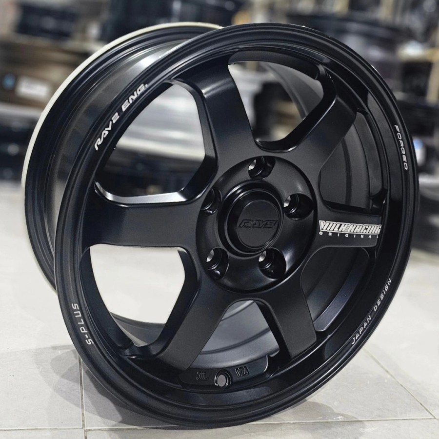 velg mobil ring 15 VOLKRAYS TE37 lebar 7 et 35 velg racing r15 innova ertiga grandmax new carry