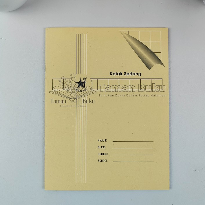 

10pcs Buku Kotak Sedang 38 Lembar Bintang Obor