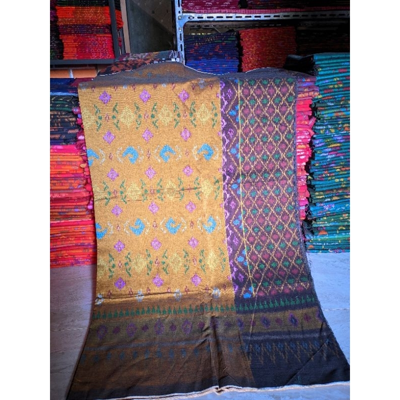 KAIN TENUN  ENDEK CSM BALI MOTIF PALEMBANG TERBARU / KAIN LEMBARAN