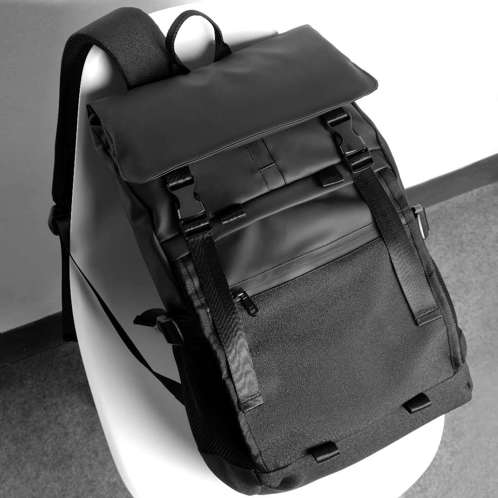 Alba Project - Tas Ransel Wagon - Tas Ransel Pria Waterproof Tas Outdoor Anti Air Backpack Laptop Ta