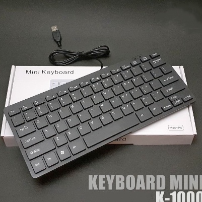 Cashback Keyboard kabel gaming komputer pc m silent tipis mHitam
