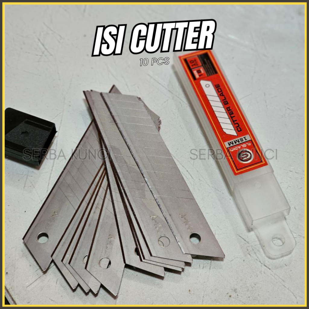 

Elgladio Isi Cutter Besar Refil Pisau 18mm