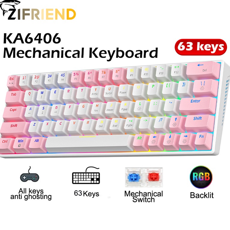 KODE F83X ZIFRIEND KA646 Mechanical Keyboard RGB