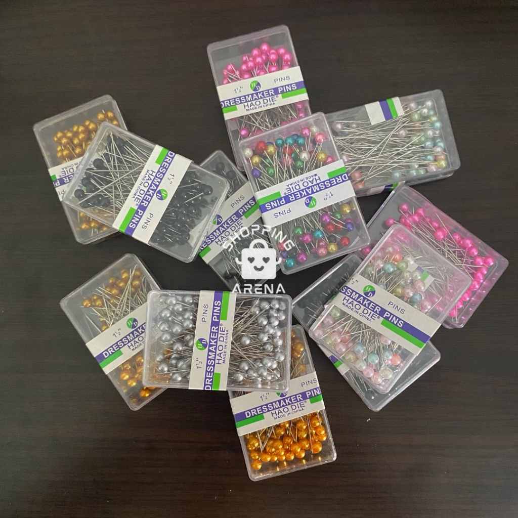 Jarum Pentul Besar HAODIE Warna Aksesoris Untuk Hijab Kerudung Jilbab Mukena Niqab Cadar Kain Alat J