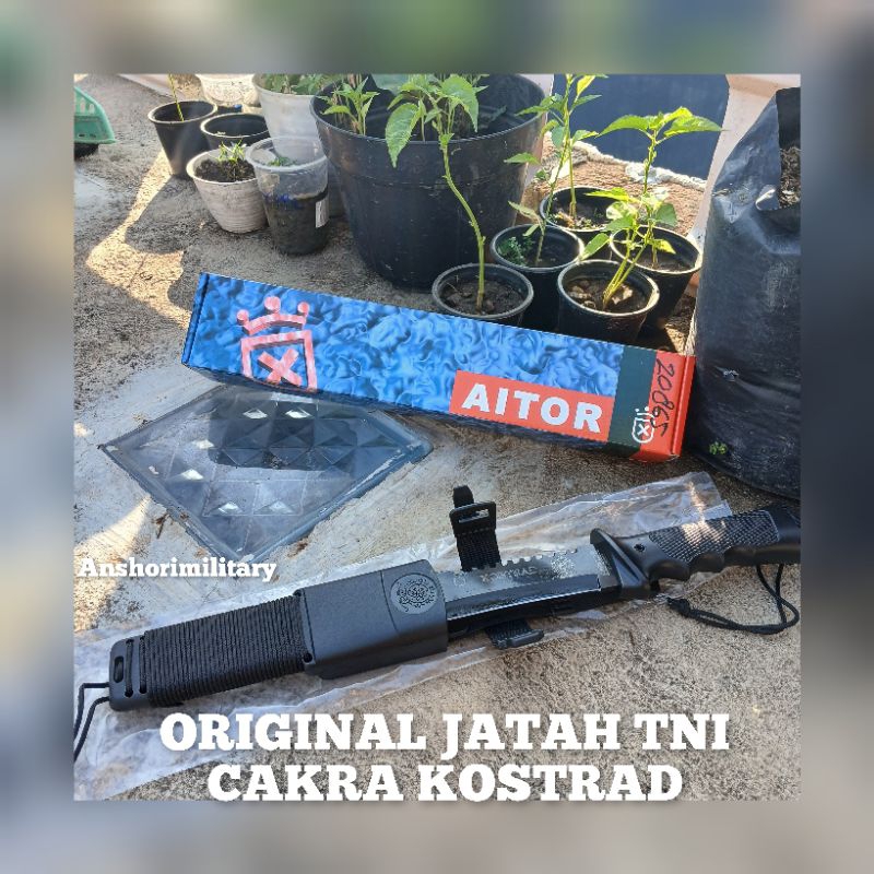 Pisau Aitor Cakra Kostrad Original Jatah TNI Made in Spain