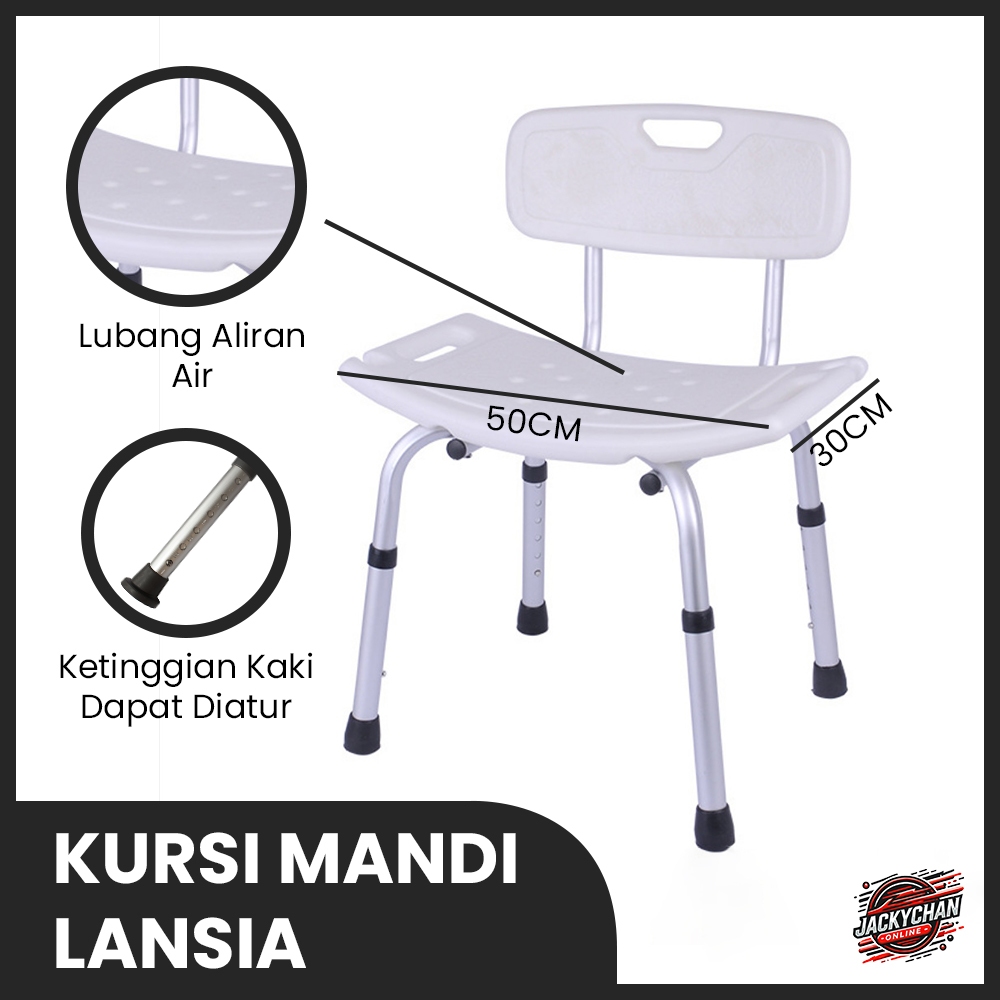 JC Shower Chair / Kursi Buat Mandi Lansia