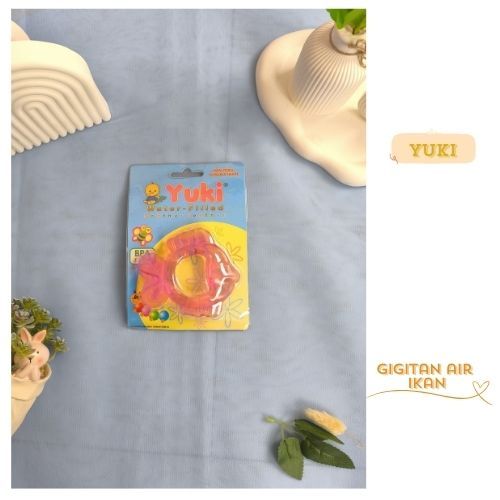 YUKI- Gigitan Bayi / Water Filled Teether / Mainan Gigitan Bayi - Berbagai Bentuk ( BPA Free )