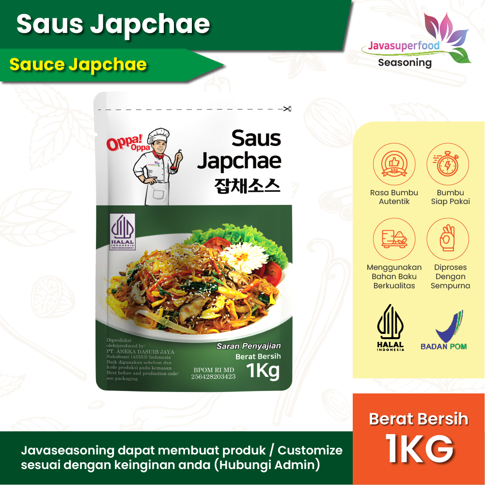 

[OppaOppa] Japchae Saus / Bumbu Soun Goreng Korea Original Halal 1Kg HALAL