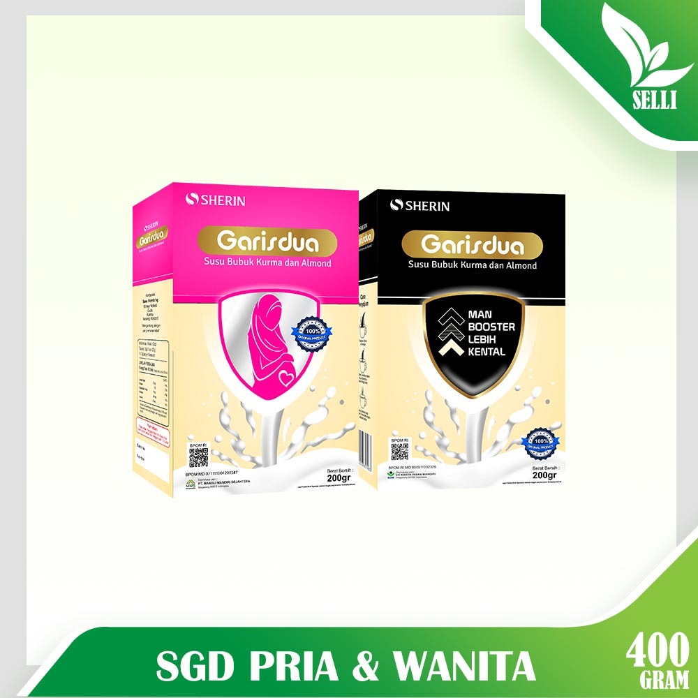 

Susu Garisdua PROMO BUNDLING 2pcs PRIA & WANITA