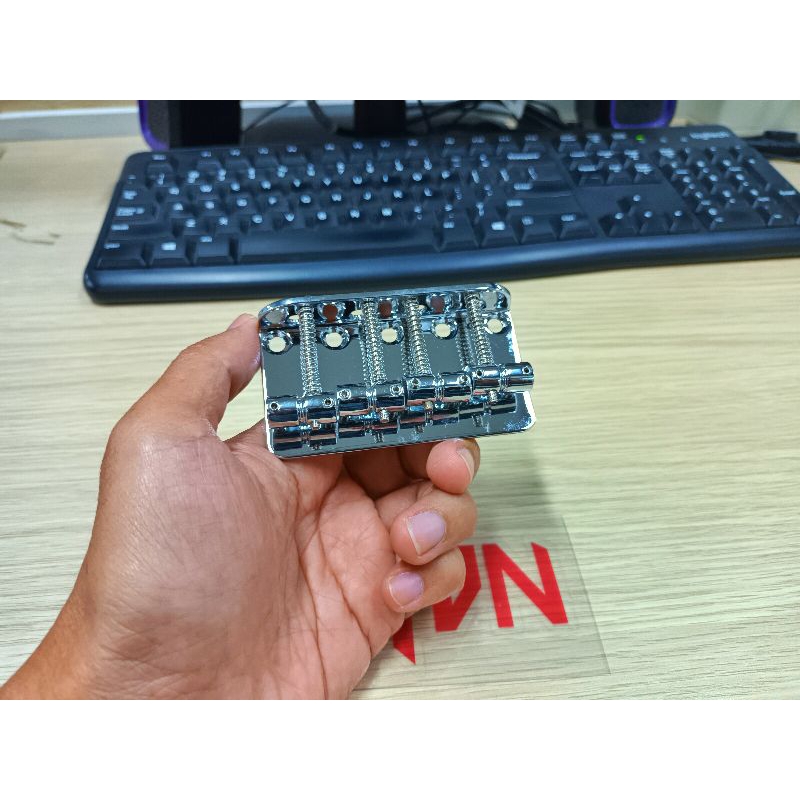 Bridge Jazz Bass 4string Chrome