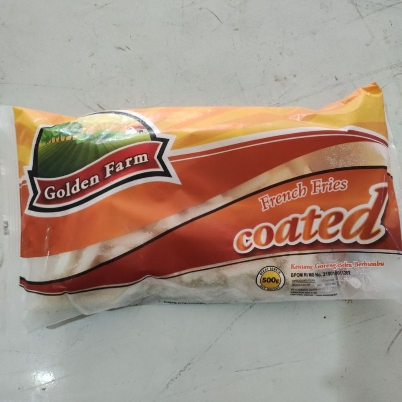

french fries coated