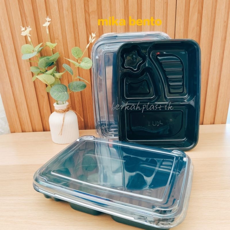 Mika Bento Sekat 4 Lux + Tutup