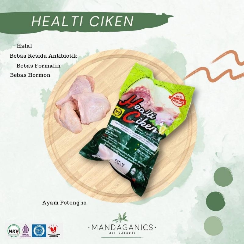 

AYAM PROBIOTIK HEALTI CIKEN AYAM KARKAS POTONG 10 | PROBIOTIC CHICKEN HALAL SEHAT ISI 1KG