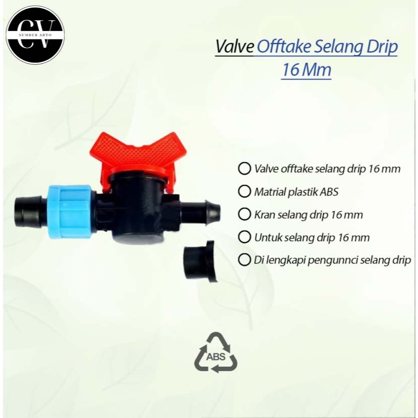 Valve Offtake Selang Drip 16 mm
