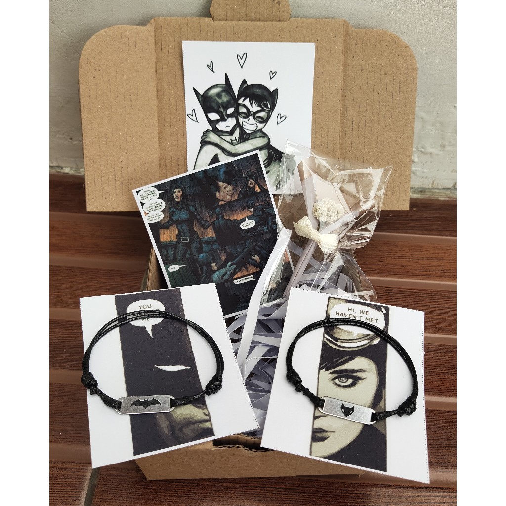 Gelang Couple Batman Catwomen water proft tahan air