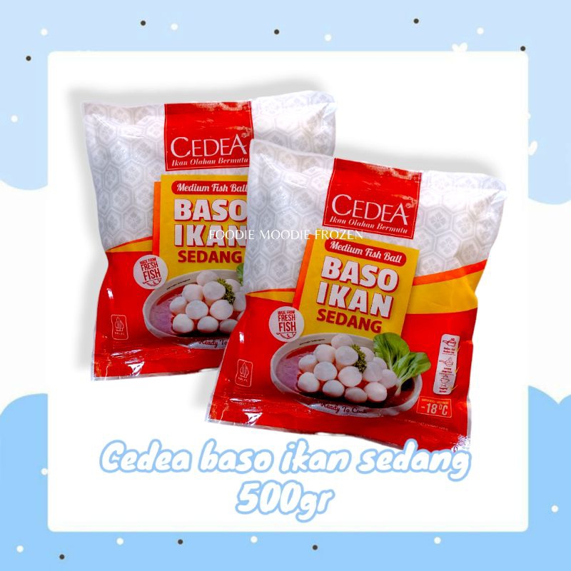 

Baso ikan cedea/ fish ball cedea 500gr isi 35pcs