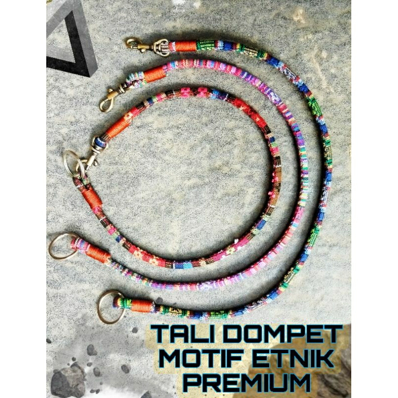 TALI DOMPET PRIA ETNIK PRUSIK PREMIUM CARABINER KUNING/PANJANG
