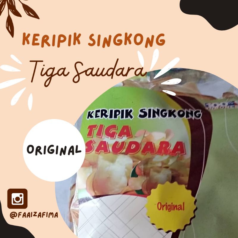 

Keripik singkong tiga saudara original