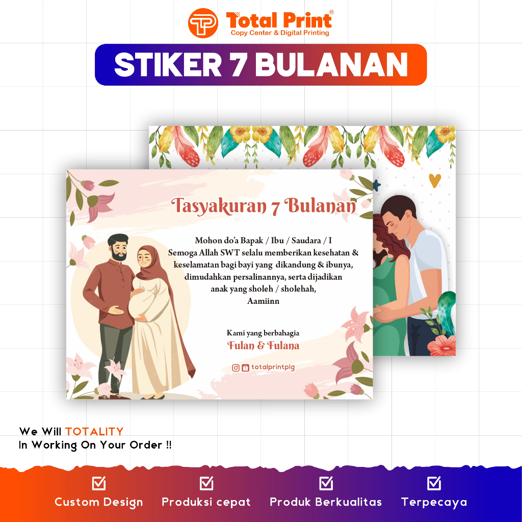 

STIKER 7 BULANAN / STIKER 4 BULANAN / STIKER TASYAKURAN 7 BULANAN / STIKER TASYAKURAN 4 BULANAN