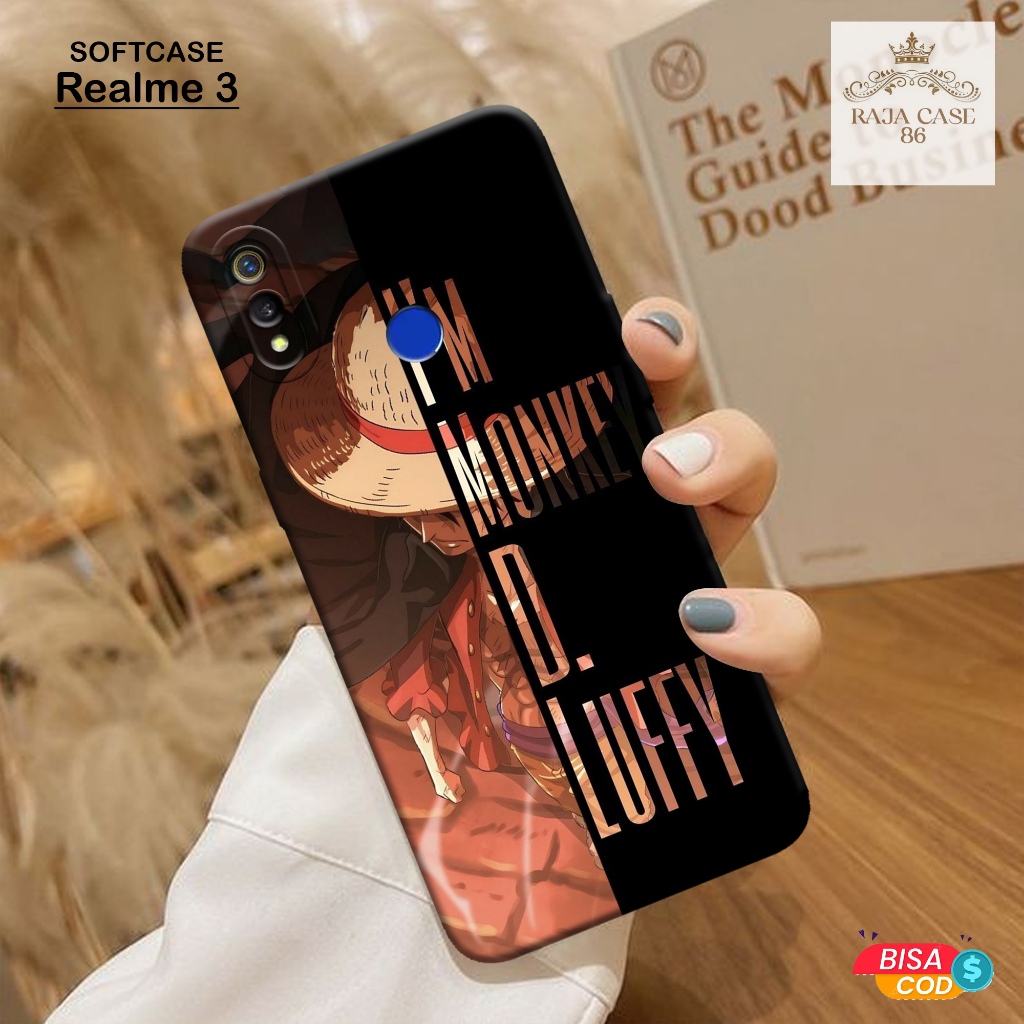 Case Realme 3 - Casing Realme 3- Motif case one piece - Realme - Softcase Realme 3 Pelindung Hp Akse