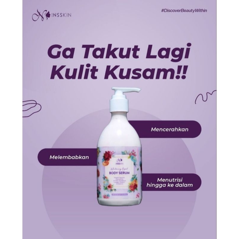 New Nsskin Whitening Expert Body Serum pemutih tubuh bpom