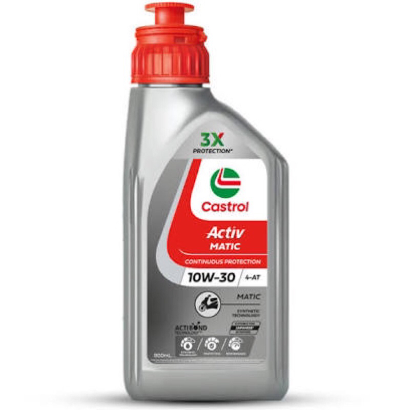 OLI MESIN CASTROL ACTIV MATIC 10W-30 800ML CASTROL