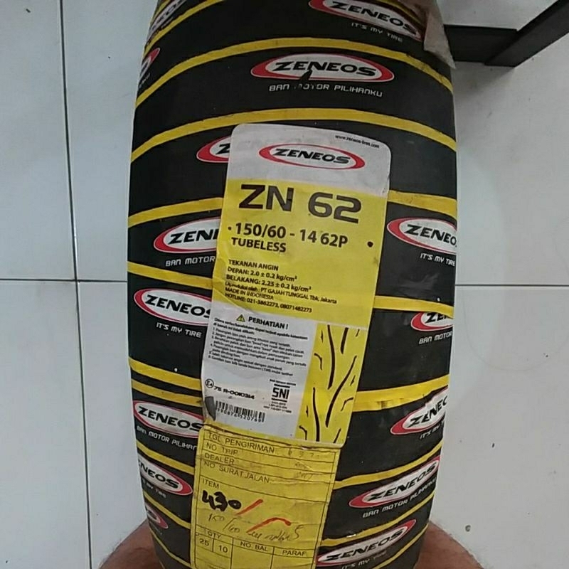 Ban Zeneos ZN62 150/60 Ring 14 Tubeless Aerox XMax