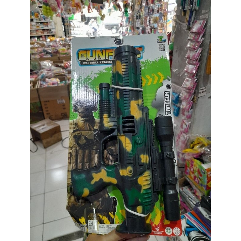 MAINAN PISTOL TRETEK OCT 8147/ Mainan Anak Krotok OCT 8147 Bisa Bunyi Kretek Kretek Murah
