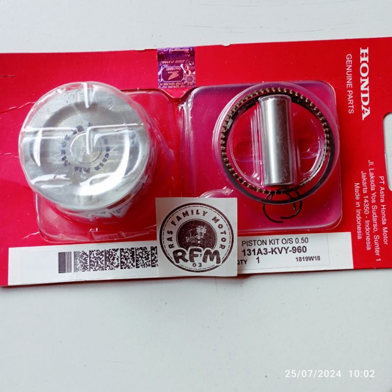 Piston Kit Os 50 Honda Beat Karbu Spacy Karbu Scoopy Karbu