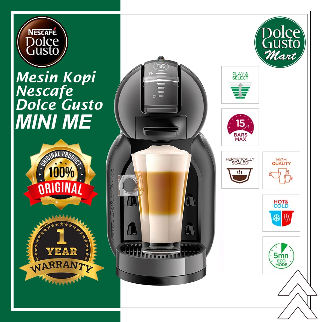 Mesin Kopi Nescafe Dolce Gusto Mini Me Black - Coffee Machine - Mesin Kopi Kapsul