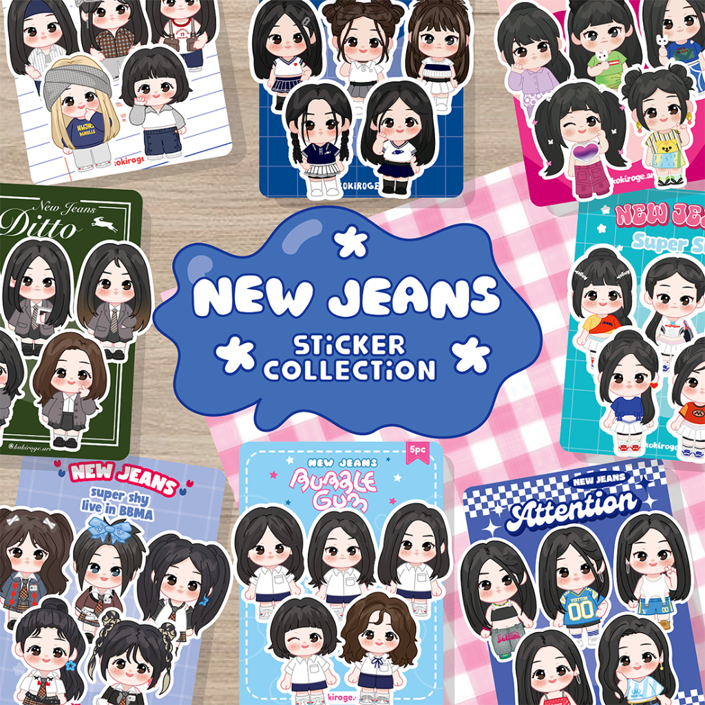 

NEW JEANS STICKERPACK COLLECTION