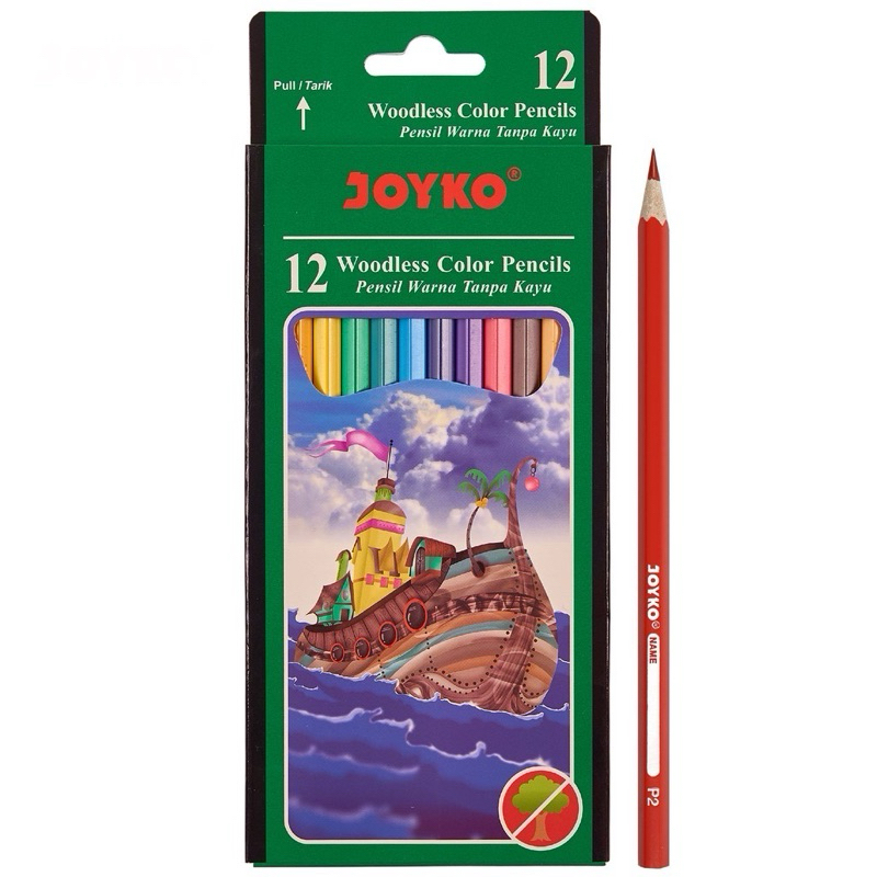 

Pensil Warna Joyko untuk Mewarnai Menggambar Color Pencils Kegiatan Sekolah