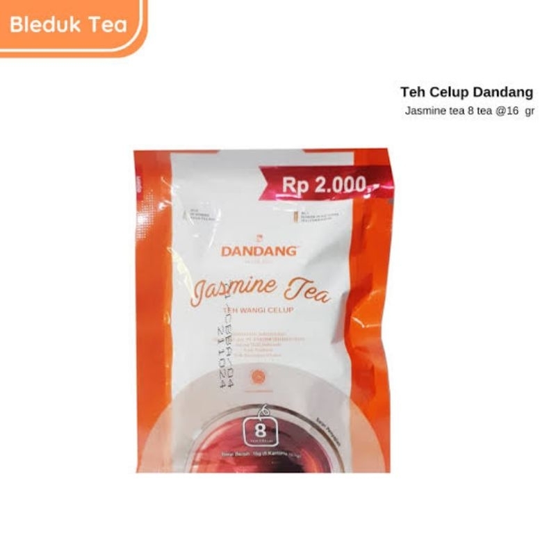 

ECER TEH CELUP DANDANG JASMINE TEA KEMASAN 1 SACHET