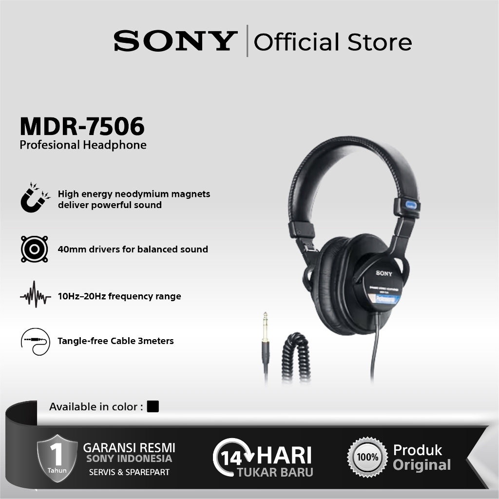 Sony Mdr 7506 Headphone Profesional / Sony Mdr-7506 / Sony 7056