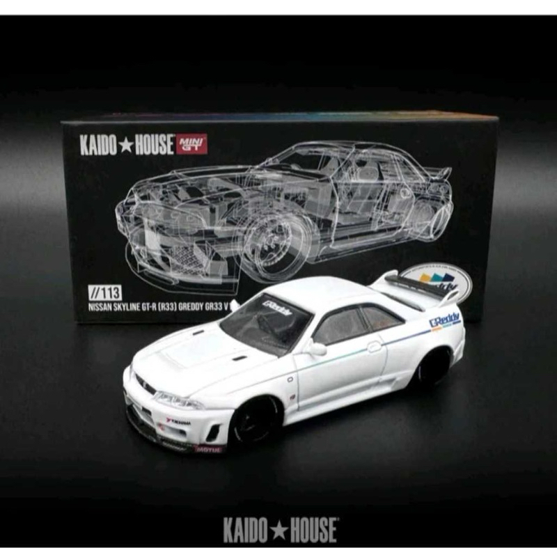 Mini GT R33 Greddy V1 Kaido Works