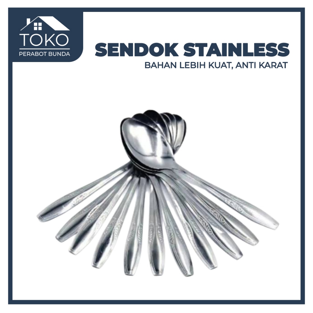 SENDOK STAINLESS / sendok makan stainless
